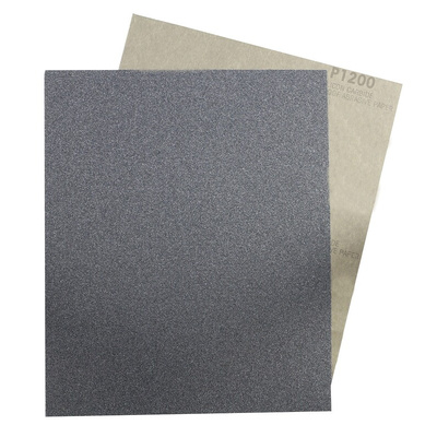 RS PRO P1200 Grit Very Fine Sanding Sheet, 280mm x 230mm