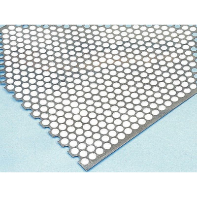 Perforated Steel Sheet, 4.8mm Hole, 1m x 500mm x 0.55mm