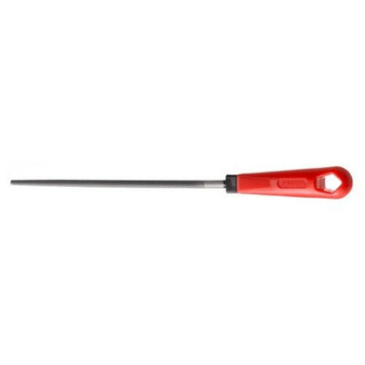 Facom 150mm, Bastard, Round Engineers File With Soft-Grip Handle