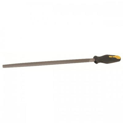 CK 250mm, Second Cut, Round Engineers File With Soft-Grip Handle