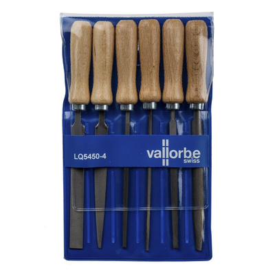 Vallorbe 100mm, Second Cut Engineers File Set