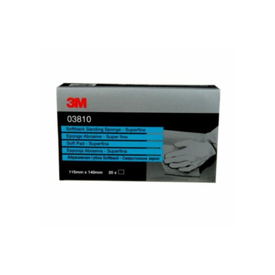 3M P500 Grit Super Fine Abrasive Sheets, 140mm x 115mm