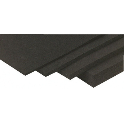 RS PRO Black Rubber Sheet, 1.2m x 600mm x 6mm