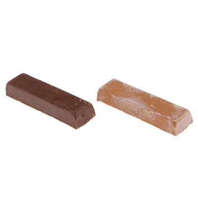 RS PRO 2x 115g Plastic Polishing Kit Containing 100 mm x 2-Section Stitched Hard Buff, 100 mm x 50 mm Loose Fold Soft