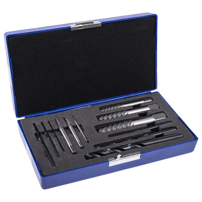 RS PRO 12 piece HSS Screw Extractor Set