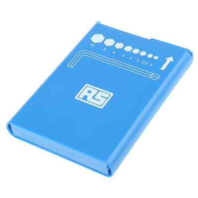 RS PRO 8 piece L Shape Metric Hex Key Set, 2 → 10mm