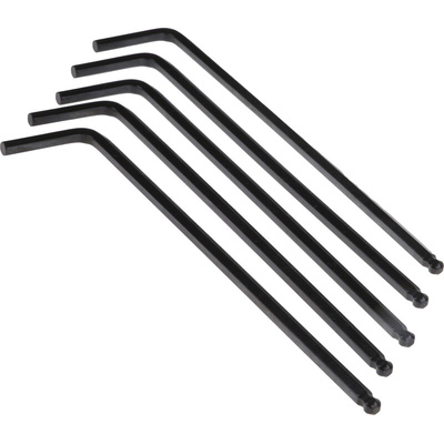 RS PRO 5 piece L Shape Metric Hex Key Set, 4mm