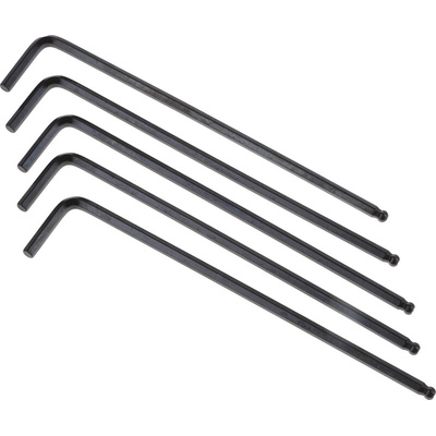 RS PRO 5 piece L Shape Metric Hex Key Set, 4mm