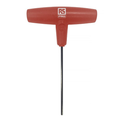 RS PRO T Shape Metric Hex Key, 3mm