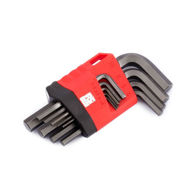 RS PRO 9 piece L Shape Metric Hex Key Set, 1.5mm