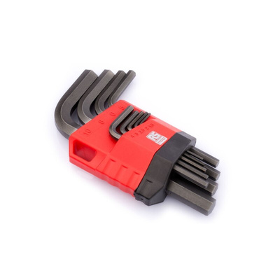 RS PRO 9 piece L Shape Metric Hex Key Set, 1.5mm