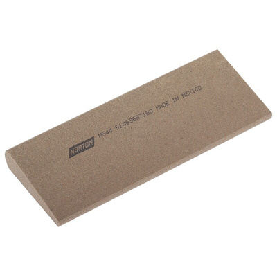 Norton Medium Round Edge Sharpening Stone, 114mm x 44mm x 12.7mm