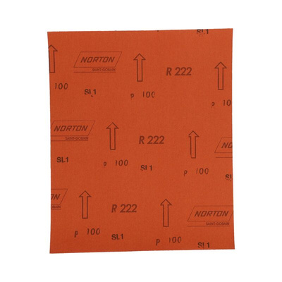 Norton 100 Grit Medium Abrasive Sheet, 28mm x