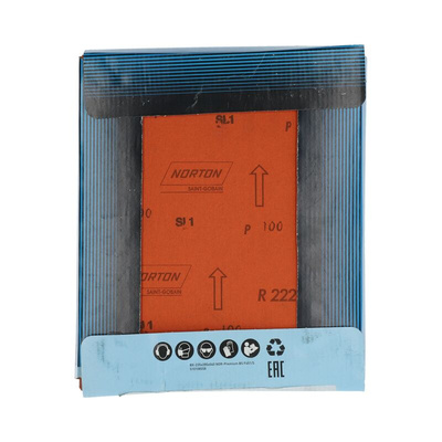Norton 100 Grit Medium Abrasive Sheet, 28mm x