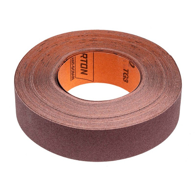 Norton P240 Grit Very Fine Sandpaper Roll, 25m x 38mm