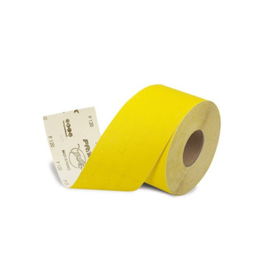 PREMINES PU416 OXAJAUNE P60 Grit P60 Sandpaper Roll, 25m x 120mm