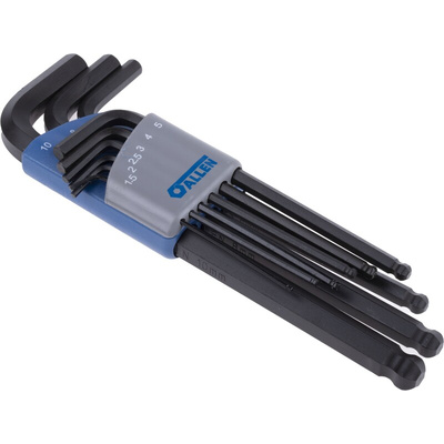 Allen 9 piece L Shape Metric Hex Key Set, 1.5mm