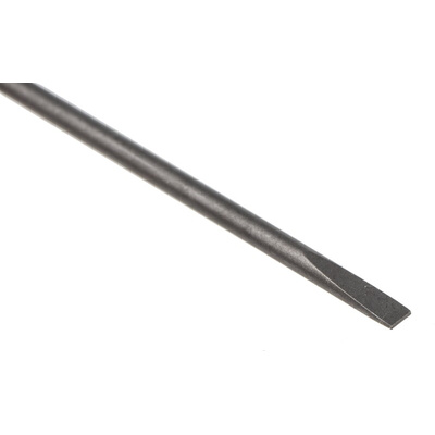 RS PRO Slotted Screwdriver, 1/8 in Tip, 100 mm Blade, 155 mm Overall