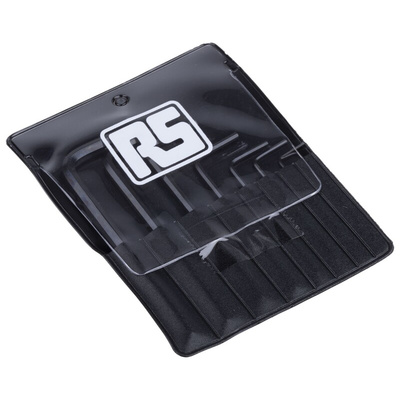 RS PRO 8 piece L Shape Metric Hex Key Set, 0.7 → 4mm