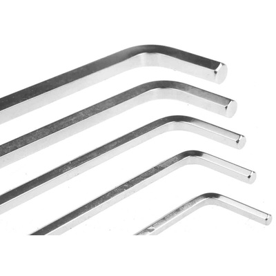 RS PRO 9 piece L Shape Metric Hex Key Set, 1.5 → 10mm