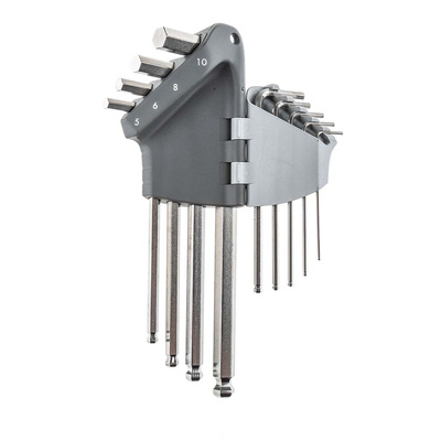 Facom 9 piece L Shape Metric Hex Key Set, 1.5mm