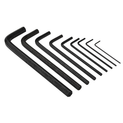Facom 9 piece L Shape Metric Hex Key Set, 1.5mm