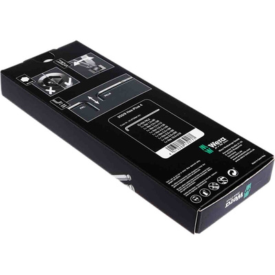 Wera 9 piece L Shape Metric Hex Key Set, 1.5 → 10mm