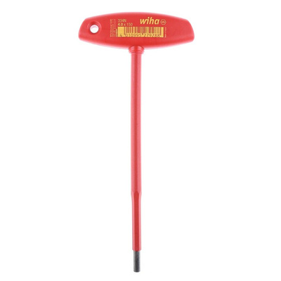 Wiha T Shape Metric Hex Key, 4mm