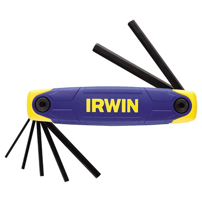 Irwin 7 piece Folding Metric Hex Key Set, 2mm