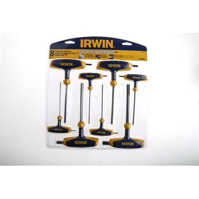 Irwin 8 piece T Shape Metric Hex Key Set, 2mm