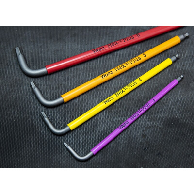 Wera 7 piece L Shape Metric Hex Key Set, 1.5 → 6mm