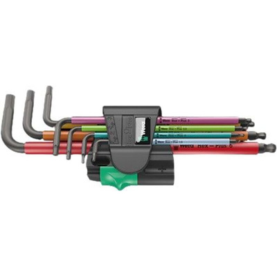 Wera 7 piece L Shape Metric Hex Key Set, 1.5 → 6mm