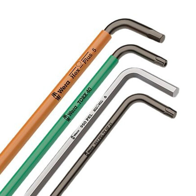 Wera 13 piece L Shape Imperial Hex Key Set, 0.05 → 3/8in