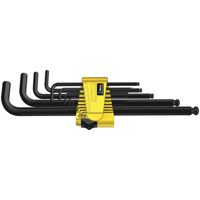 Wera 13 piece L Shape Imperial Hex Key Set, 0.05 → 3/8in