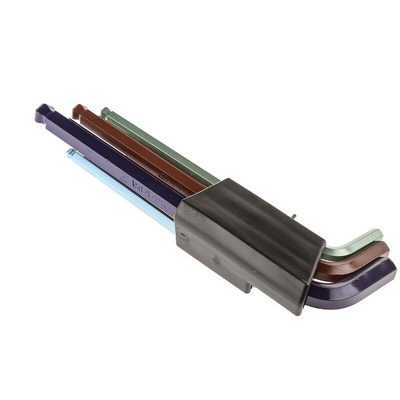 Bondhus 9 piece L Shape Metric Hex Key Set, 1.5 → 10mm