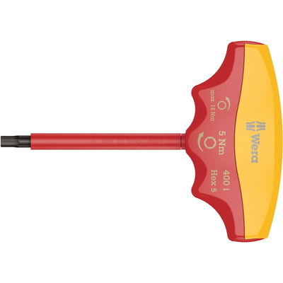 Wera T Shape Metric Hex Key, 5mm