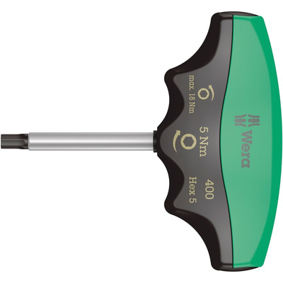 Wera T Shape Metric Hex Key, 5mm
