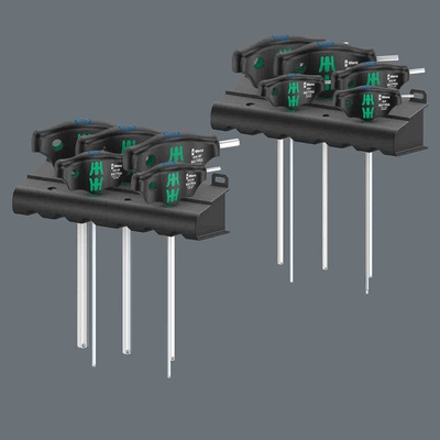 Wera 10 piece T Shape Imperial Hex Key Set