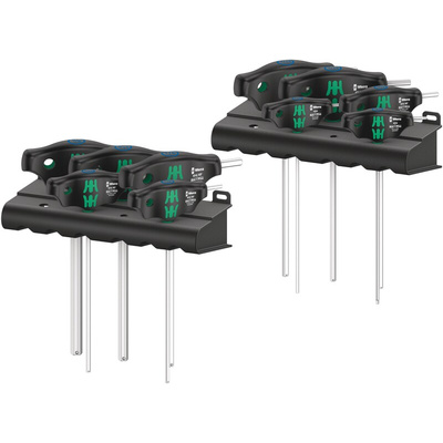 Wera 10 piece T Shape Imperial Hex Key Set