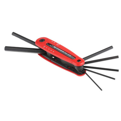 Facom 7 piece Folding Hex Key Set, 2.4, 3, 4, 5, 6, 8 et 10mm