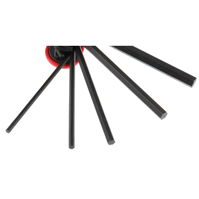 Facom 7 piece Folding Hex Key Set, 2.4, 3, 4, 5, 6, 8 et 10mm