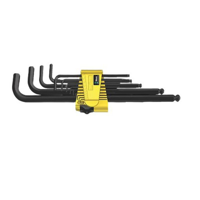 Wera 13 piece L Shape Imperial Hex Key Set, 0.05 → 3/8in
