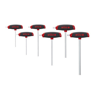 Wiha 6 piece T Shape Metric Hex Key Set, 2.5 → 8mm