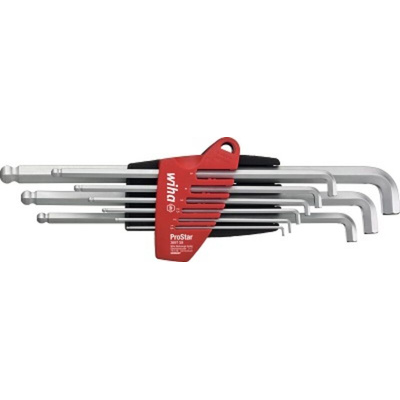 Wiha 10 piece L Shape Metric Hex Key Set, 1.5 → 10mm