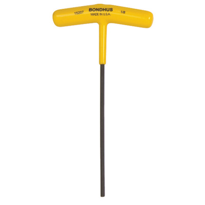 Bondhus T Shape Imperial Hex Key, 1/8in