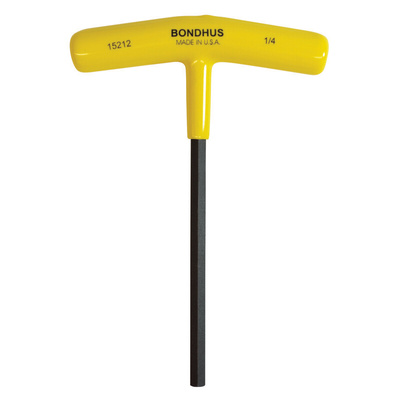 Bondhus T Shape Imperial Hex Key, 1/4in