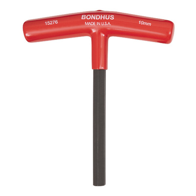 Bondhus T Shape Metric Hex Key, 10mm