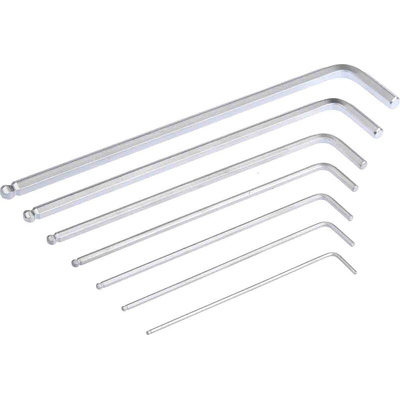 Wiha 7 piece L Shape Metric Hex Key Set, 1.5 → 6mm