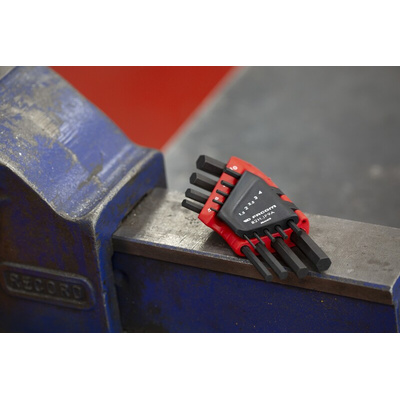Facom 9 piece L Shape Metric Hex Key Set, 1.5mm
