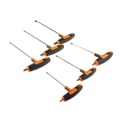 Bahco 6 piece T Shape Metric Hex Key Set, 3mm